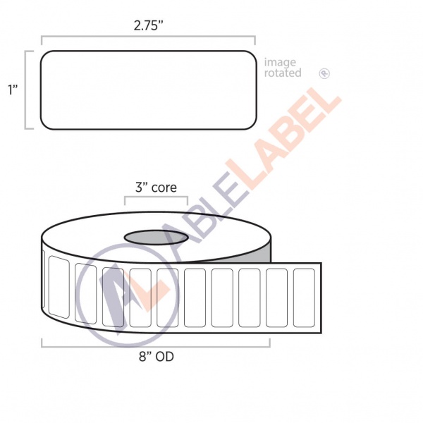 White Paper Labels | Direct Thermal | Able Label | 2.75