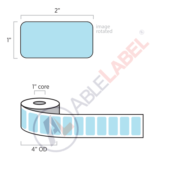 Direct Thermal Color Paper Labels | Able Label | 2